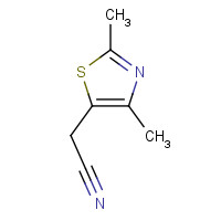 50382-35-9 2-(2,4-dimethylthiazol-5-yl)acetonitrile chemical structure