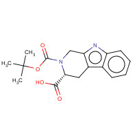 123910-26-9 BOC-D-1,2,3,4-TETRAHYDRONORHARMAN-3-CARBOXYLIC ACID chemical structure