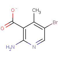 59414-89-0 2-AMINO-5-BROMO-4-METHYL NICOTINIC ACID HCL chemical structure