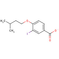 1131614-43-1 3-iodo-4-(isopentyloxy)benzoic acid chemical structure