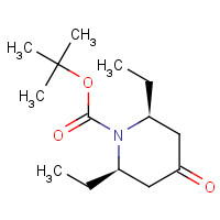 1003843-30-8 N-Boc-cis-2,6-Diethyl-4-piperidone chemical structure