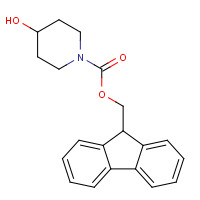 351184-42-4 N-FMOC-4-PIPERIDINOL chemical structure
