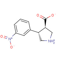 1049978-19-9 Trans-4-(3-nitrophenyl)pyrrolidine-3-carboxylic acid chemical structure