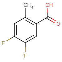 183237-86-7 4,5-DIFLUORO-2-METHYLBENZOIC ACID chemical structure
