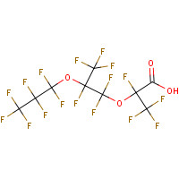 13252-14-7 Perfluoro-2,5-dimethyl-3,6-dioxanonanoic acid chemical structure