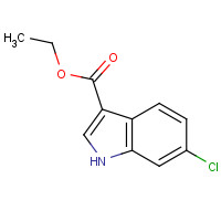100821-50-9 1H-INDOLE-3-CARBOXYLIC ACID,6-CHLORO-,ETHYL ESTER chemical structure