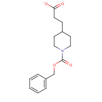 63845-33-0 N-Cbz-4-piperidinepropionic acid chemical structure