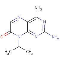 1184921-08-1 2-amino-8-isopropyl-4-methylpteridin-7(8H)-one chemical structure