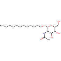 147025-06-7 DODECYL 2-ACETAMIDO-2-DEOXY-BETA-D-GLUCOPYRANOSIDE chemical structure