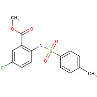 247237-38-3 5-Chloro-2-[[(4-methylphenyl)sulfonyl]amino]benzoic acid methyl ester chemical structure