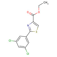 132089-38-4 ethyl 2-(3,5-dichlorophenyl)thiazole-4-carboxylate chemical structure