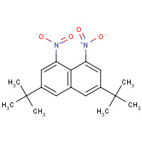 10275-62-4 3,6-di-tert-butyl-1,8-dinitronaphthalene chemical structure