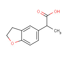 215057-28-6 2,3-Dihydro-1-benzofuran-5-propanoic acid chemical structure