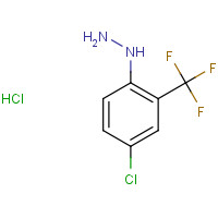 502496-20-0 4-CHLORO-2-(TRIFLUOROMETHYL)PHENYLHYDRAZINE HYDROCHLORIDE chemical structure