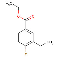 1112179-00-6 ethyl 3-ethyl-4-fluorobenzoate chemical structure