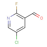 882679-90-5 5-CHLORO-2-FLUORONICOTINALDEHYDE chemical structure