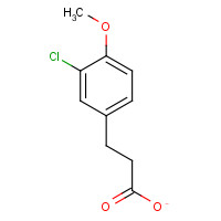 1857-56-3 3-(3-CHLORO-4-METHOXYPHENYL)PROPIONIC A& chemical structure