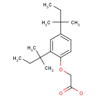 13402-96-5 2,4-Di(tert-amyl)phenoxyacetic acid chemical structure