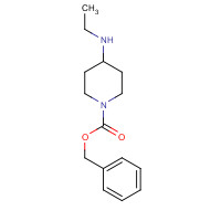 159874-38-1 4-ETHYLAMINO-PIPERIDINE-1-CARBOXYLIC ACID BENZYL ESTER chemical structure