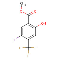 1131587-48-8 methyl 2-hydroxy-5-iodo-4-(trifluoromethyl)benzoate chemical structure
