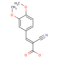 86213-20-9 ALPHA-CYANO-3,4-DIMETHOXYCINNAMIC ACID chemical structure