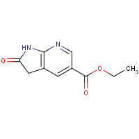 223646-21-7 ethyl 2-oxo-2,3-dihydro-1H-pyrrolo[2,3-b]pyridine-5-carboxylate chemical structure