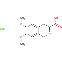 82586-62-7 1,2,3,4-Tetrahydro-6,7-dimethoxy-3-isoquinolinecarboxylic acid hydrochloride chemical structure