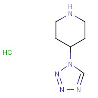 690261-90-6 4-(1H-Tetrazol-1-yl)piperidine hydrochloride chemical structure