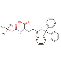 132388-69-3 N-Boc-N'-trityl-L-glutamine chemical structure