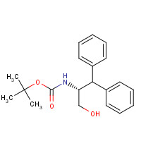 155836-48-9 N-Boc-beta-phenyl-D-phenylalaninol chemical structure