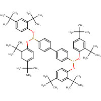 38613-77-3 Tetrakis(2,4-di-tert-butylphenyl)-1,1-biphenyl-4,4'-diylbisphosphonite chemical structure