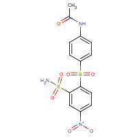 25006-65-9 N-[4-(4-NITRO-2-SULFAMOYL-BENZENESULFONYL)-PHENYL]-ACETAMIDE chemical structure