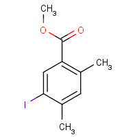 1052647-27-4 methyl 5-iodo-2,4-dimethylbenzoate chemical structure