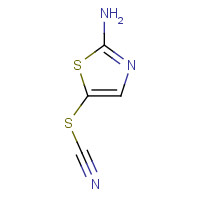 23056-10-2 5-THIOCYANATO-THIAZOL-2-YLAMINE chemical structure