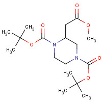 368441-99-0 METHYL 1,4-DI-BOC-PIPERAZINE-2-ACETATE chemical structure