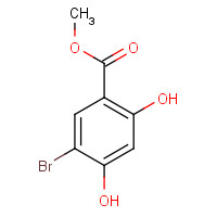 98437-43-5 5-BROMO-2,4-DIHYDROXYBENZOIC ACID METHYL ESTER chemical structure