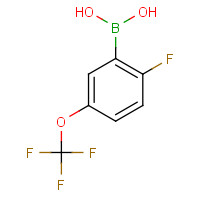 881402-22-8 2-FLUORO-5-(TRIFLUOROMETHOXY)PHENYLBORONIC ACID chemical structure