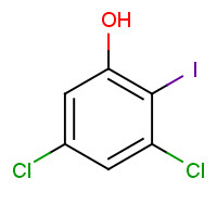 1028332-19-5 3,5-dichloro-2-iodophenol chemical structure