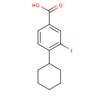 1131614-24-8 4-cyclohexyl-3-iodobenzoic acid chemical structure