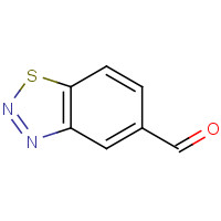 394223-15-5 1,2,3-Benzothiadiazole-5-carboxaldehyde chemical structure