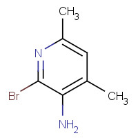 104829-98-3 3-Amino-2-bromo-4,6-dimethylpyridine chemical structure