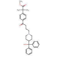 754477-55-1 Methyl 4-[4-[4-(hydroxy diphenyl methyl)-1-piperidinyl]-1-oxobutyl]-a,a-dimethyl phenylacetate chemical structure