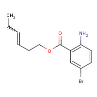 1131587-73-9 (Z)-hex-3-enyl 2-amino-5-bromobenzoate chemical structure