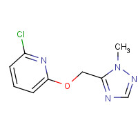 1184913-59-4 2-chloro-6-((2-methyl-2H-1,2,4-triazol-3-yl)methoxy)pyridine chemical structure