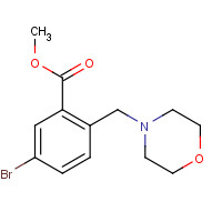 1131587-90-0 methyl 5-bromo-2-(morpholinomethyl)benzoate chemical structure