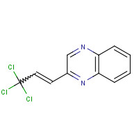6640-58-0 Quinoxaline,2-(3,3,3-trichloro-1-propenyl)- chemical structure