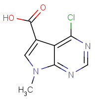 1069473-61-5 4-Chloro-7-methyl-7H-pyrrolo[2,3-d]pyrimidine-5-carboxylic acid chemical structure