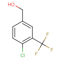 65735-71-9 4-CHLORO-3-(TRIFLUOROMETHYL)BENZYL ALCOHOL chemical structure