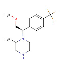 612494-07-2 (S)-1-((R)-2-methoxy-1-(4-(trifluoromethyl)phenyl)ethyl)-2-methylpiperazine chemical structure