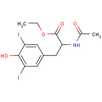 21959-36-4 N-Acetyl-3,5-diiodo-L-tyrosine ethyl ester chemical structure